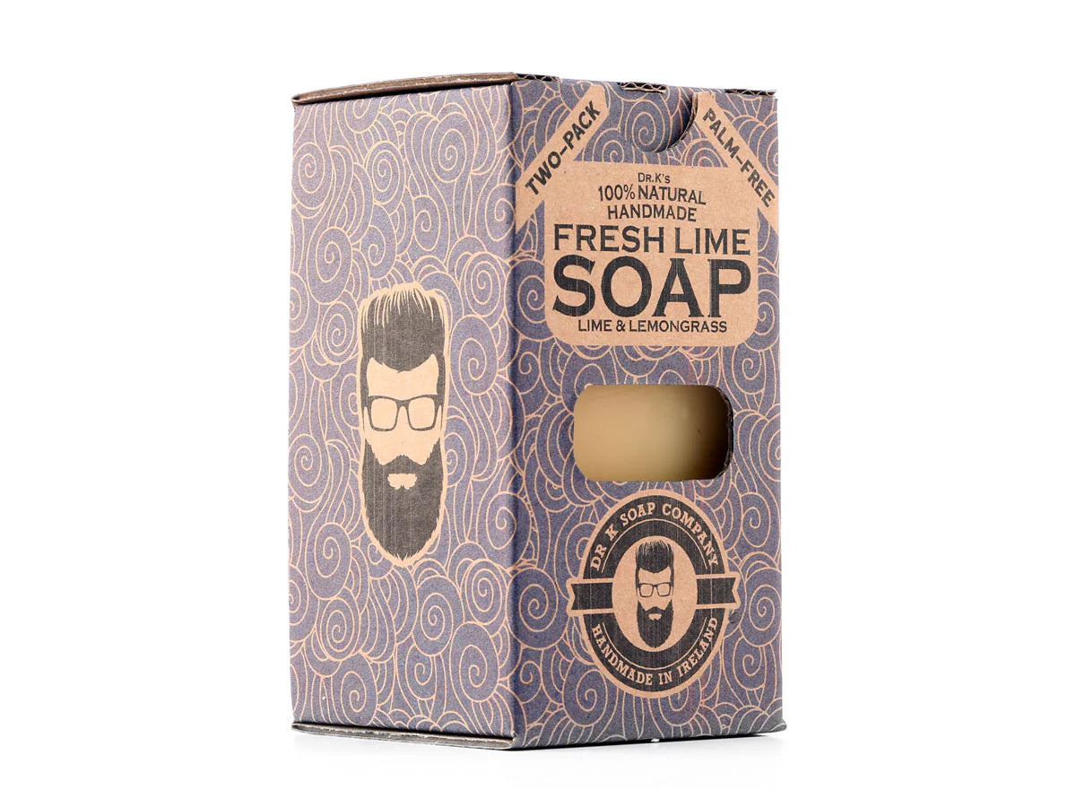 Beard & Body Soap Fresh Lime 2x112gr