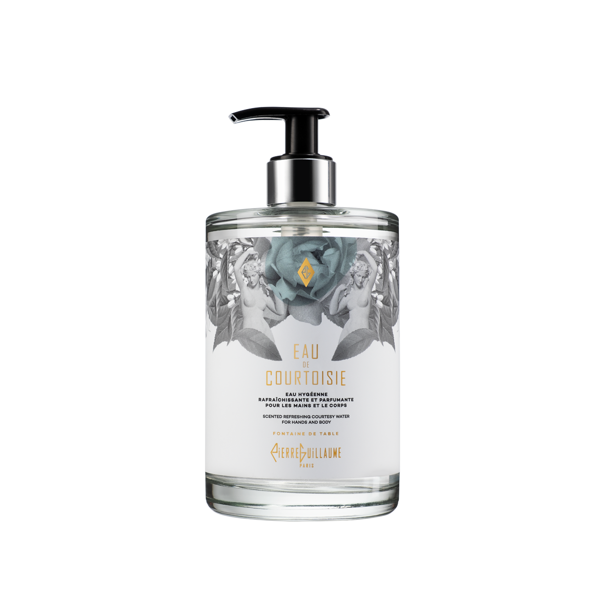 Eau de Courtoisie aromatizēts higēniskais ūdens rokām un ķermenim ar dozatoru 500ml