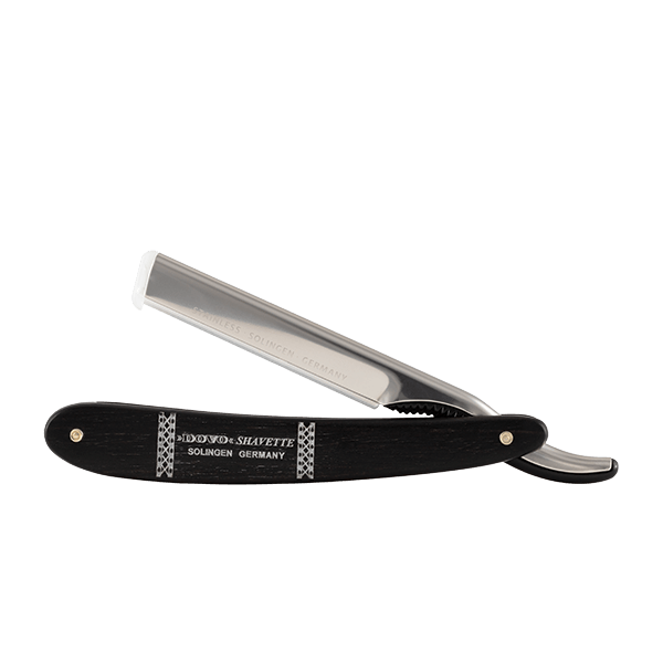 Shavette Razor DOVO Ebony Wood 201061