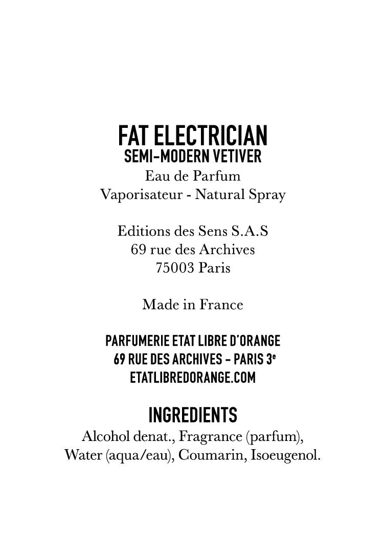 FAT ELECTRICIAN Eau de Parfum 50ml