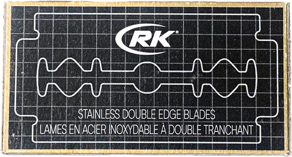 RK Stainless Double Edge Razor Blades 5 blades