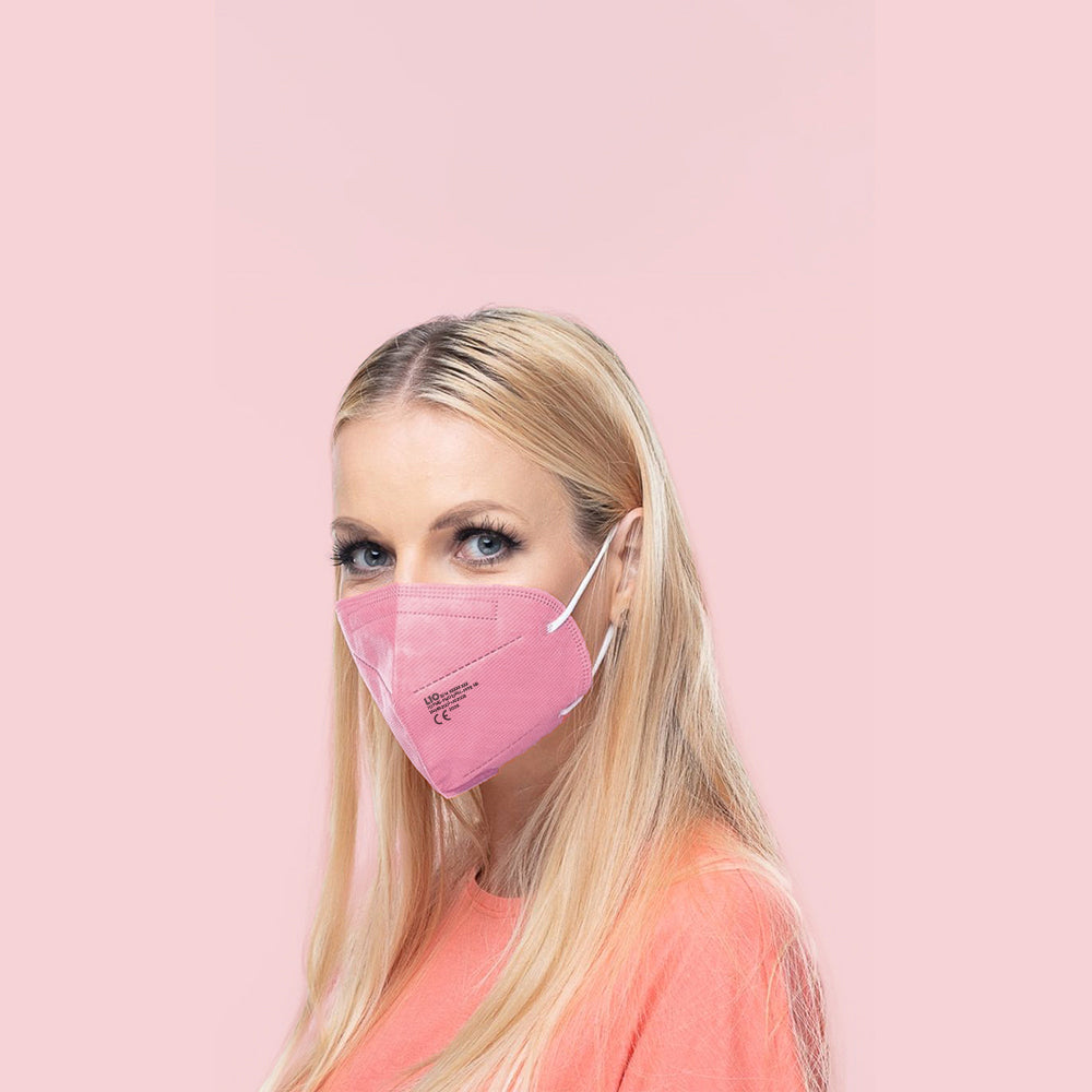 FFP2 NR маска для лица EN 149 одноразового использования Pink