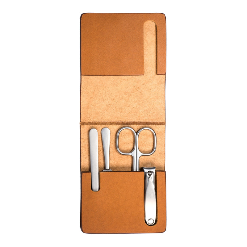 Manicure Set with Cowhide Case MCS 1