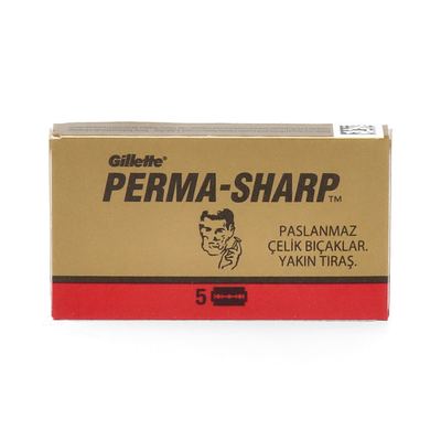 Perma-Sharp Double Edge Razor Blades 5 blades