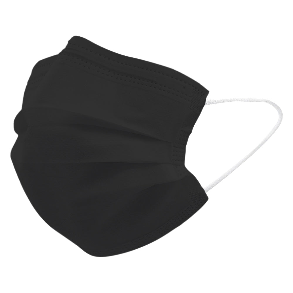 Медицинская маска для лица EN 14683 одноразового использования (в упаковке 5 шт.) Black