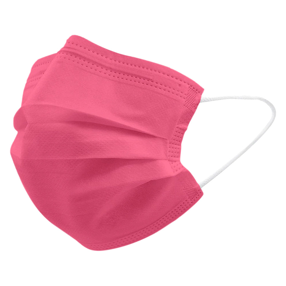 Медицинская маска для лица EN 14683 одноразового использования (в упаковке 5 шт.) Bubblegum Pink