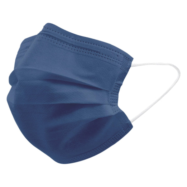 Single Use Surgical Face Mask EN 14683 (Pack of 5pcs) Navy