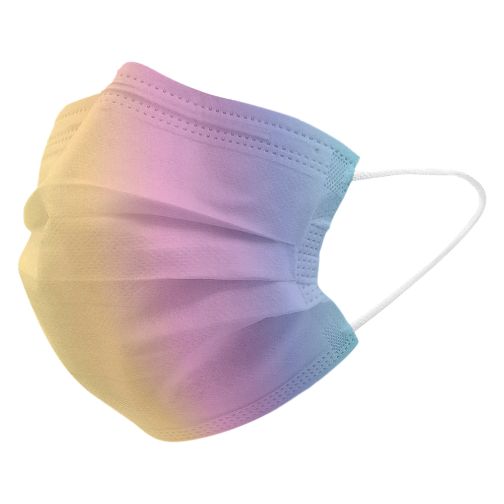 Single Use Surgical Face Mask EN 14683 (Pack of 5pcs) Rainbow